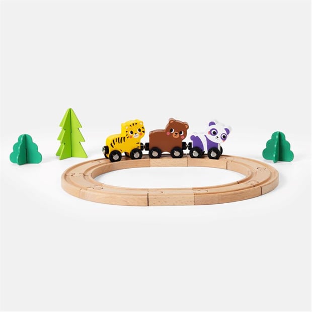 Multi - Tooky Toy - Animal Train Set