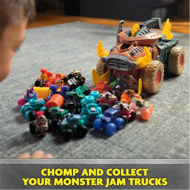 Multi - Monster Jam - Monster Jam Minis Megalodon Mad Hog Chomper Truck Set
