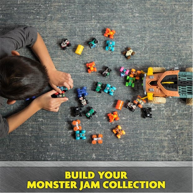Multi - Monster Jam - Monster Jam Minis Megalodon Mad Hog Chomper Truck Set