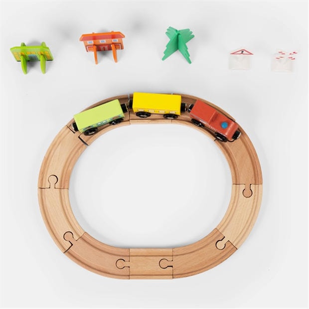 Multi - Tooky Toy - Town Train Set