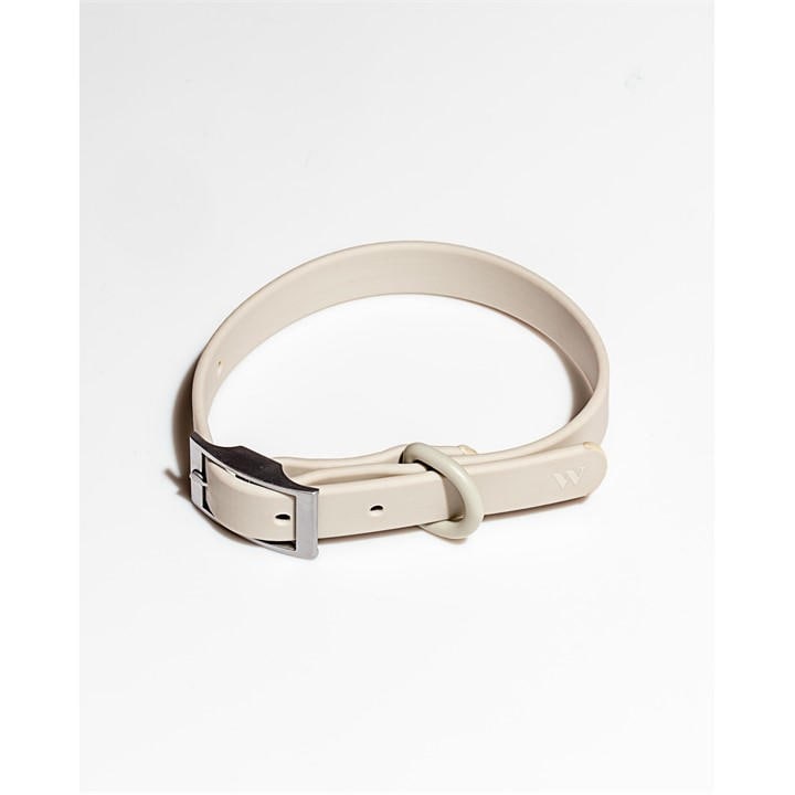 Wild One  Grey Wool Dog Collar in Size M, Sports Direct