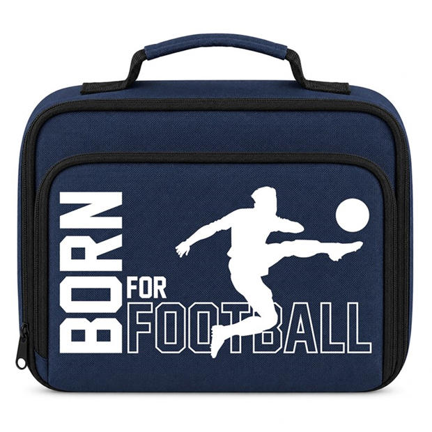 White For Foot - AWD - Printed Sports Lunch Box Football Rugby Basketball