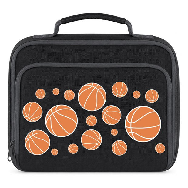 Basketball Black - AWD - Printed Sports Lunch Box Football Rugby Basketball