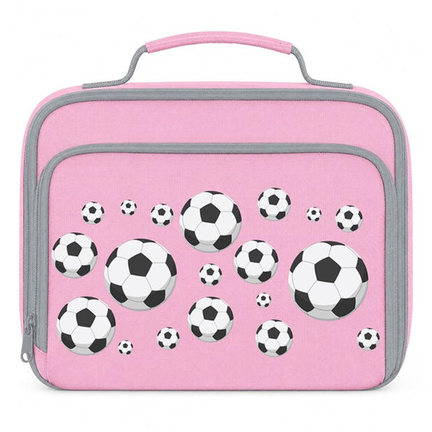 Football Repeat Pink - AWD - Printed Sports Lunch Box Football Rugby Basketball