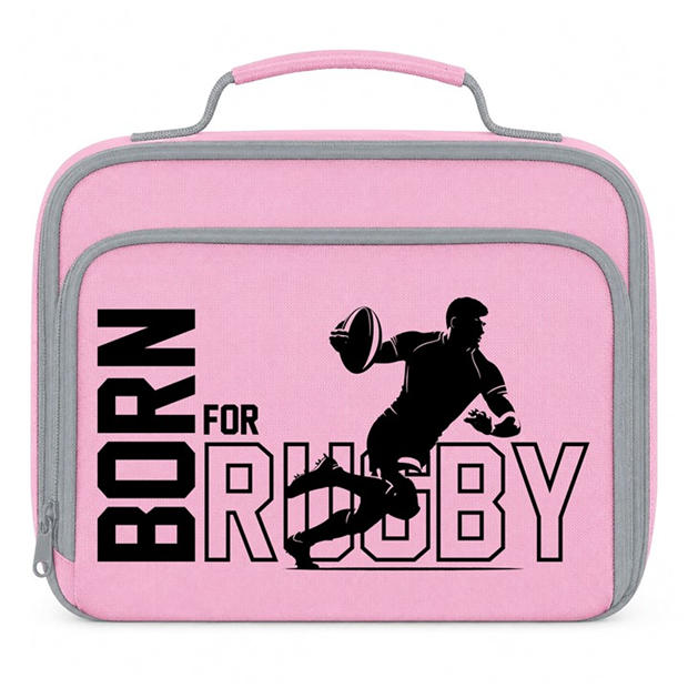 Born Black - AWD - Printed Sports Lunch Box Football Rugby Basketball