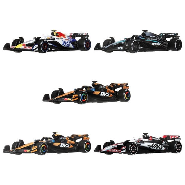 Multi - Hot Wheels - Premium Formula 1 Assorted Toy Cars
