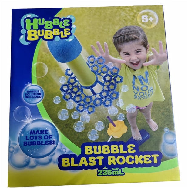 Multi - Hubble Bubble - Bubble Rocket Toy