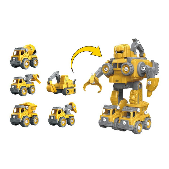 Toylife  Kids  Tl Transforming Toy 5-In-1 Robot Vehical 00, Sports Direct