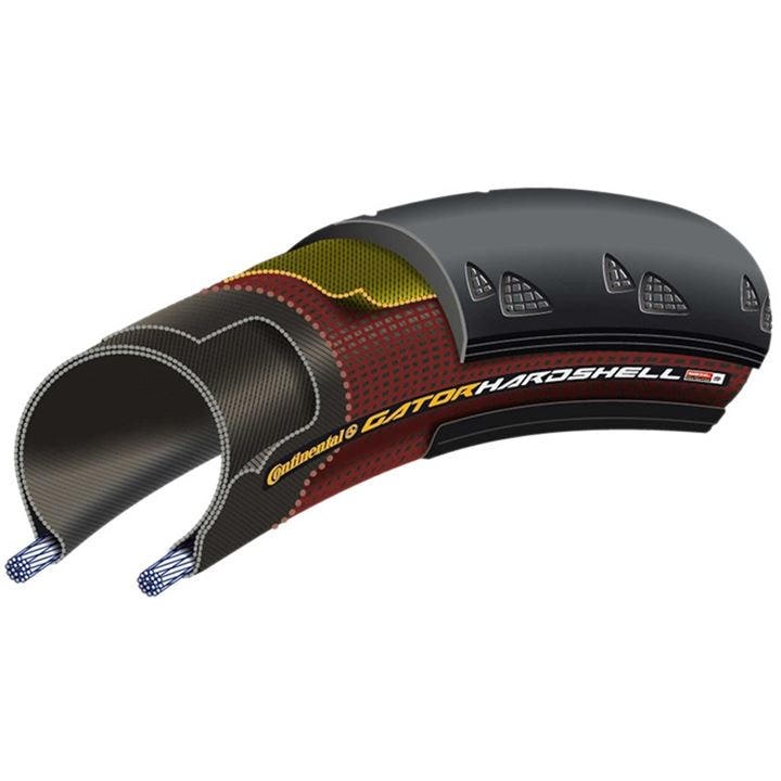 Continental   Gator Hardshell 700C Duraskin Wired Road Tyre in Size 23mm, Sports Direct