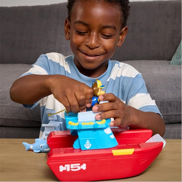 Multi - Paw Patrol - PAW Patrol Sea Patroller Playset with Chase and Shark Figure