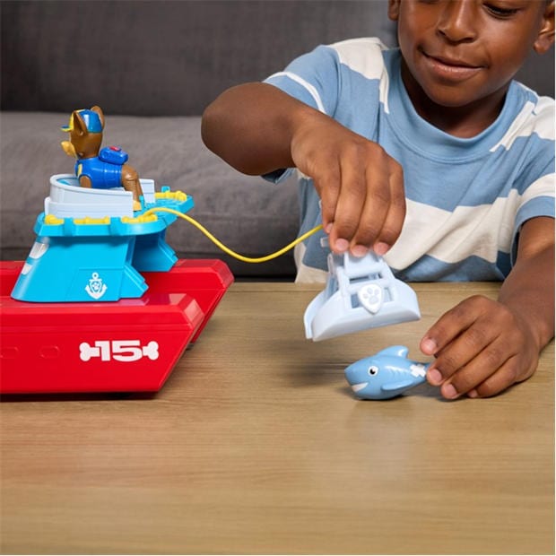 Multi - Paw Patrol - PAW Patrol Sea Patroller Playset with Chase and Shark Figure
