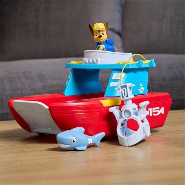 Multi - Paw Patrol - PAW Patrol Sea Patroller Playset with Chase and Shark Figure