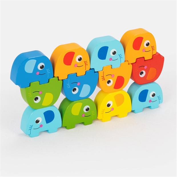 Multi - Tooky Toy - Elephant Stacking Game
