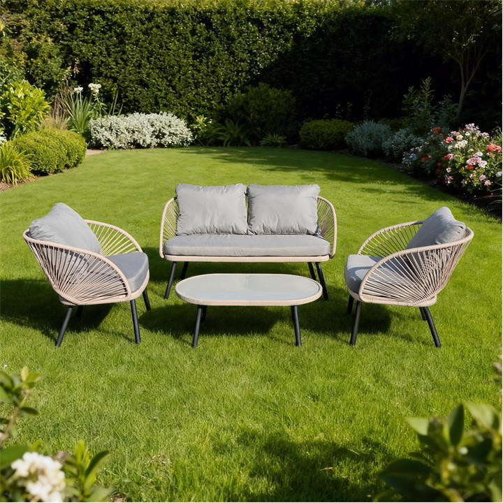 Linea  Beige Garden Furniture Set, Sports Direct