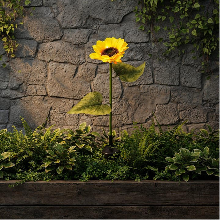 Streetwize   Solar Sunflower Stake Light, Sports Direct