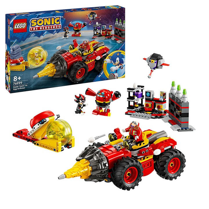Lego  None Sonic The Hedgehog 76999 Super Sonic Vs. Egg Drillster, Sports Direct