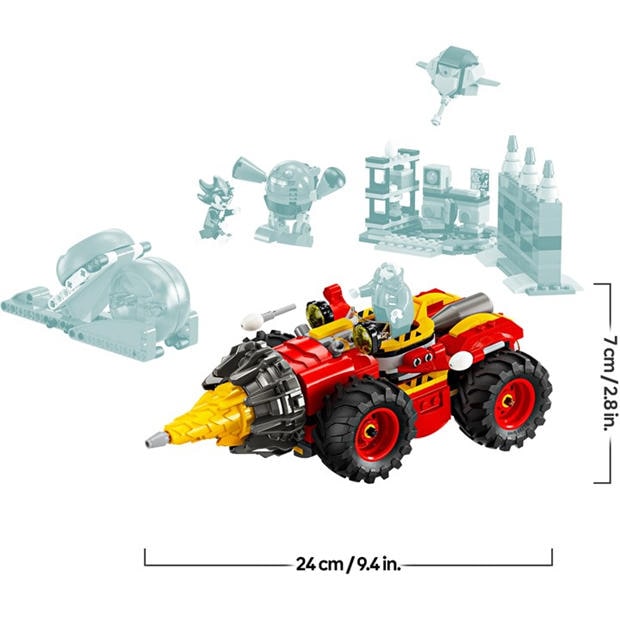 LEGO Sonic the Hedgehog 76999 Super Sonic vs. Egg Drillster