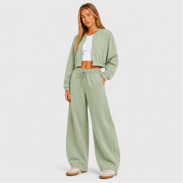 Sage - I Saw It First - Womens Full Zip Fleece Bomber Jacket