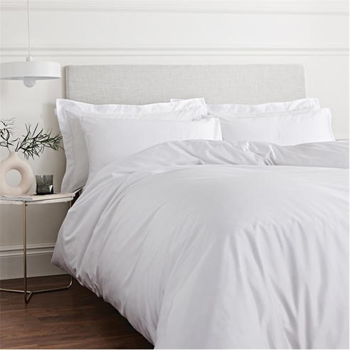 Frasers Home - 400 Thread Count Cotton Sateen Duvet Cover Set