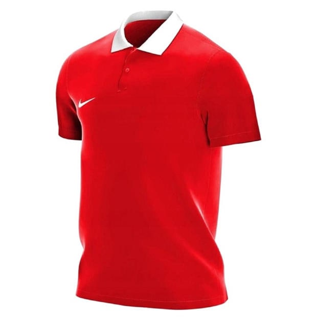 Red - Nike - Women's Park 20 Dri-FIT Short-Sleeve Performance Polo