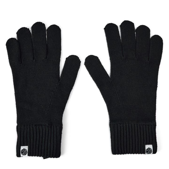 Pretty Green Men's Black Norbury Fleece Gloves, Sports Direct