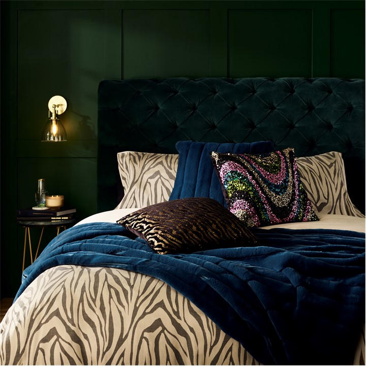 Portugal    X Tess Daly Zebra Duvet Set, Football by Biba in Size Double, Sports Direct
