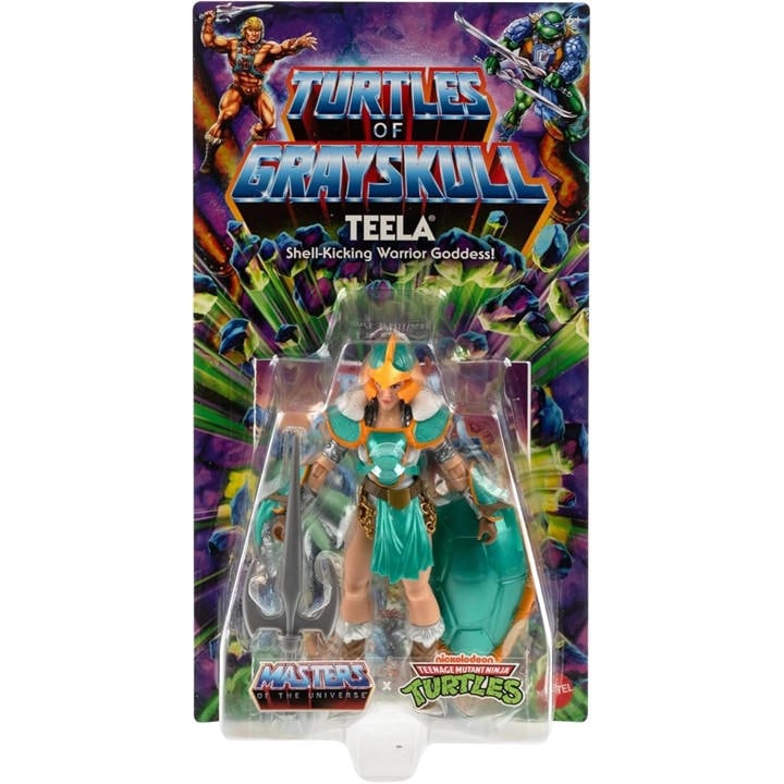 Master Of The Universe  Kids  Masters Of The Universe Origins Turtles Of Grayskull Teela Action Figure Toy In Turtle Inspired Armo, Sports Direct