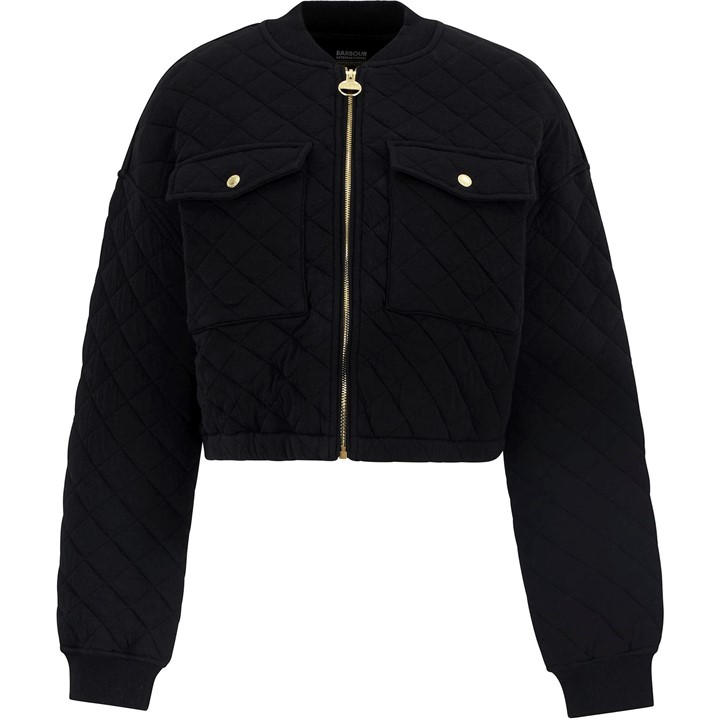 International  Women's  Katya Sweatshirt Bomber, Football by Barbour  in Size 16, Sports Direct
