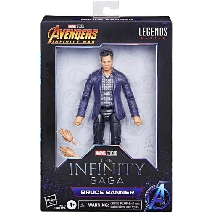 Marvel  Kids  Hasbro Legends Series Bruce Banner Avengers: Infinity War 6 Legends Action Figures, Sports Direct