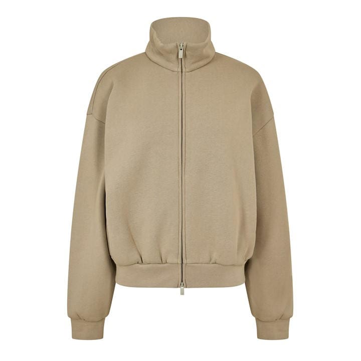 Fear Of God Essentials Women's Grey Full Zip Fleece in Size 10, Sports Direct
