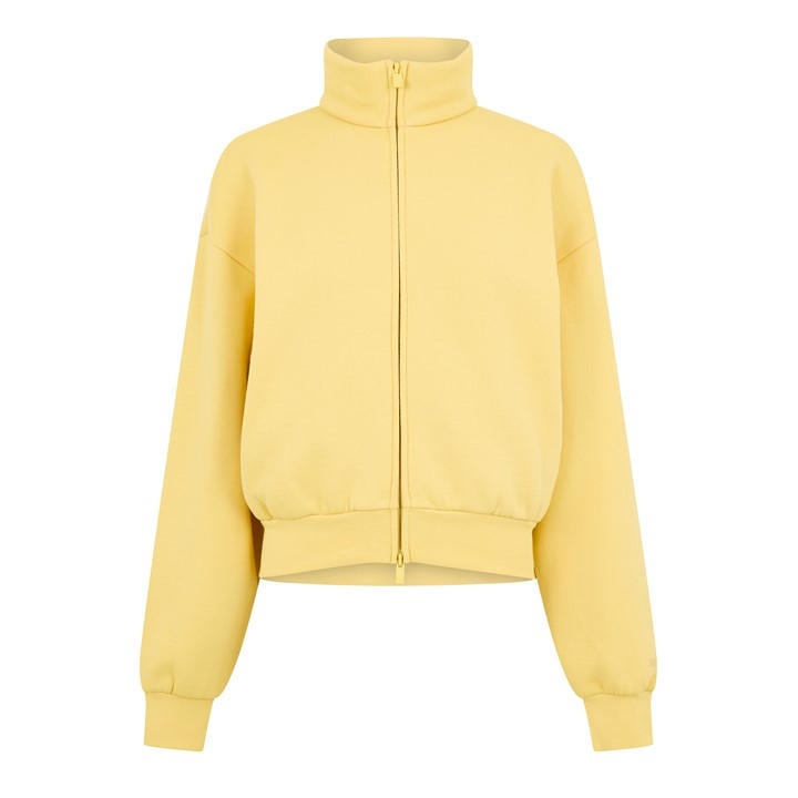 Fear Of God Essentials Women's Yellow Full Zip Fleece in Size 6, Sports Direct