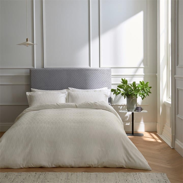 Bedeck Of Belfast  Cream Ravello Duvet Cover Set in Size Double, Sports Direct