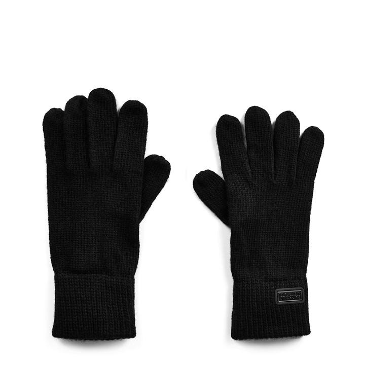 International  Men's  Sensor Knitted Gloves, Football by Barbour  in Size M, Sports Direct