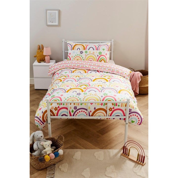 Homelife   Rainbow Stars Duvet Set in Size Single, Sports Direct