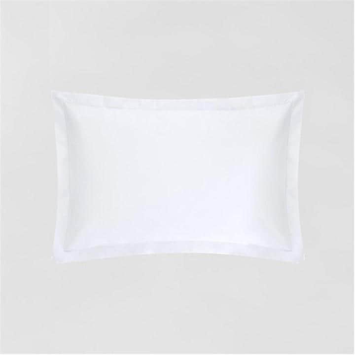 Sheridan  White 1000Tc Cotton Sateen Tailored Pillowcase, Sports Direct