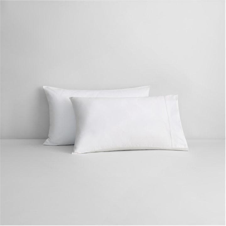 Sheridan  White 1000Tc Cotton Sateen Standard Pillowcase Pair, Sports Direct